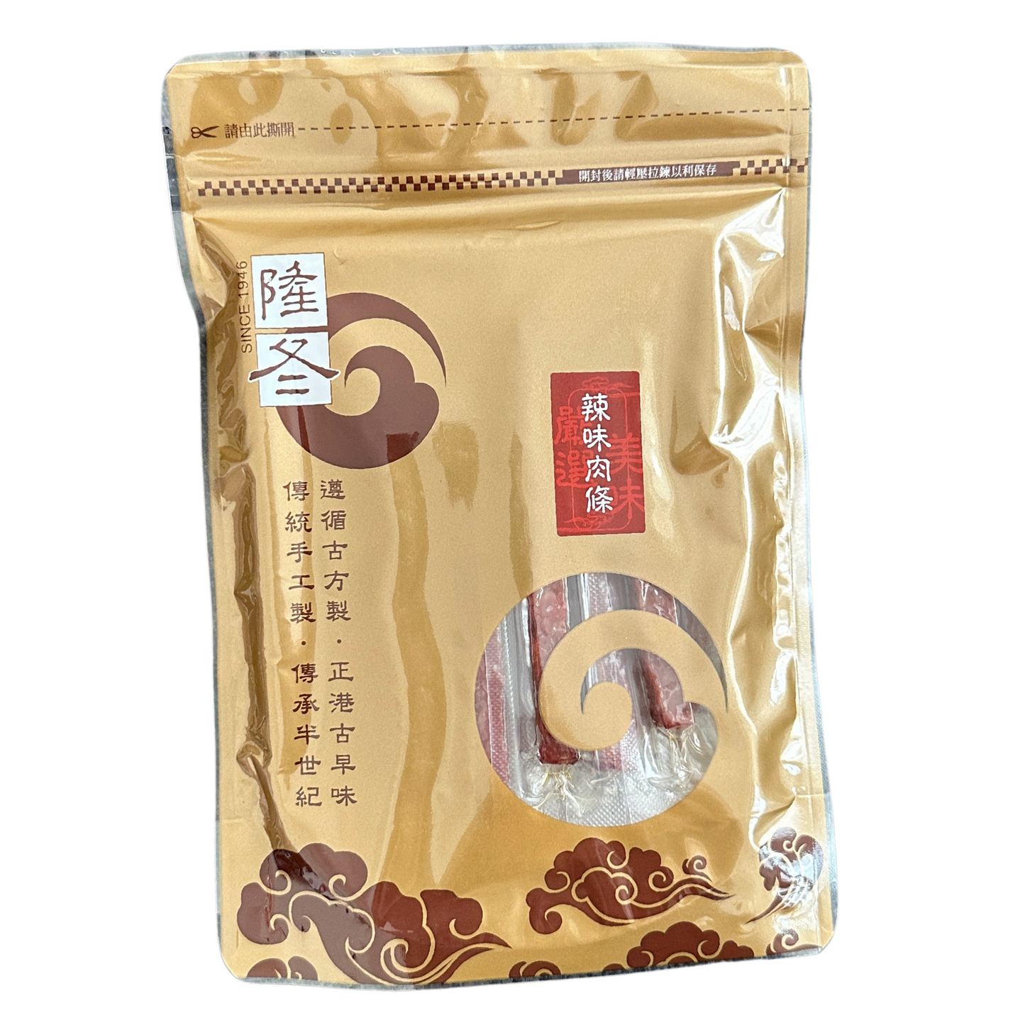 隆冬肉乾 辣味肉條 Spicy Pork Jerky Sticks