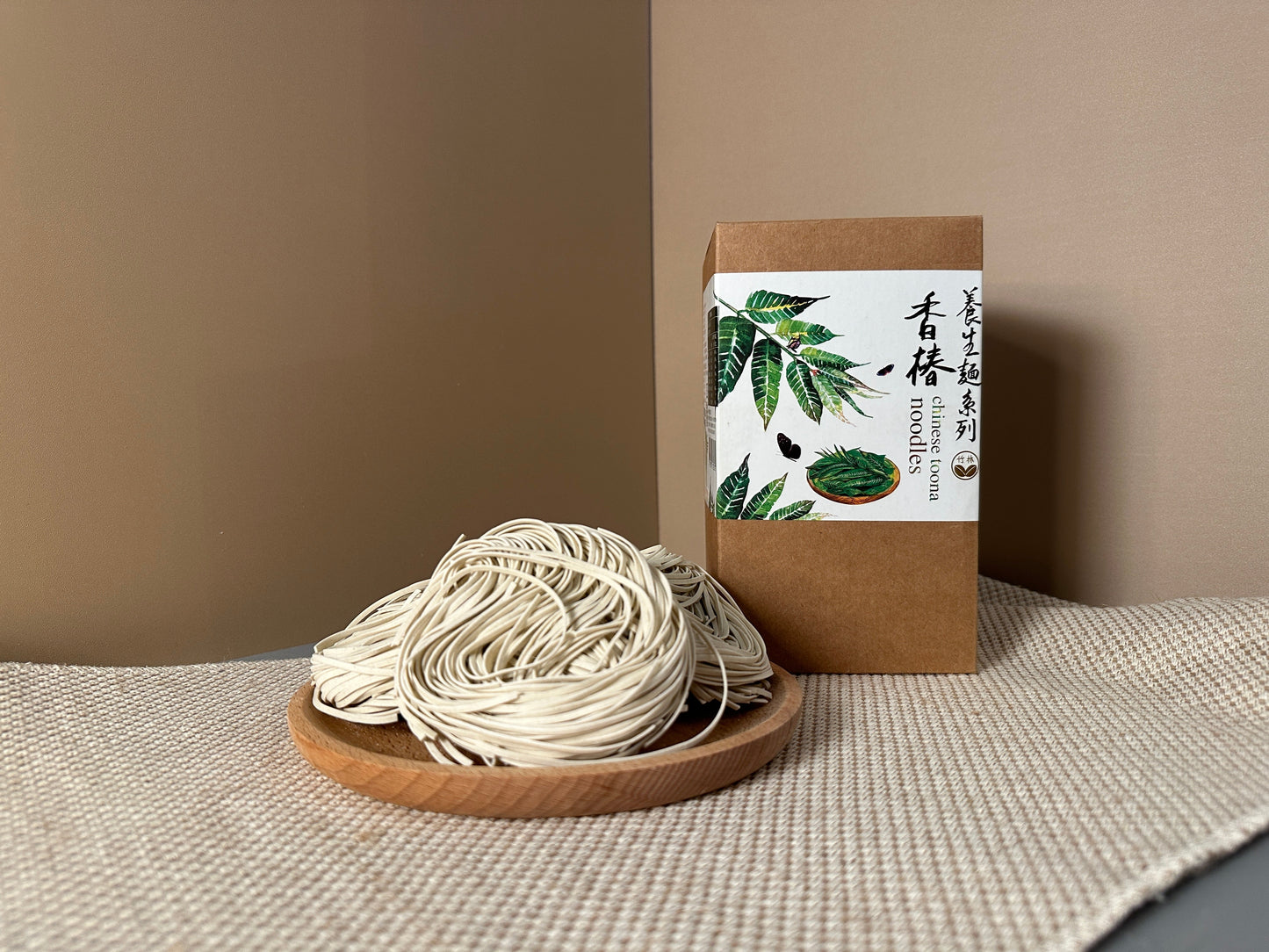 養生麵系列 (香椿)(一盒九個) Healthy Vegan Noodles (Chinese Toon)