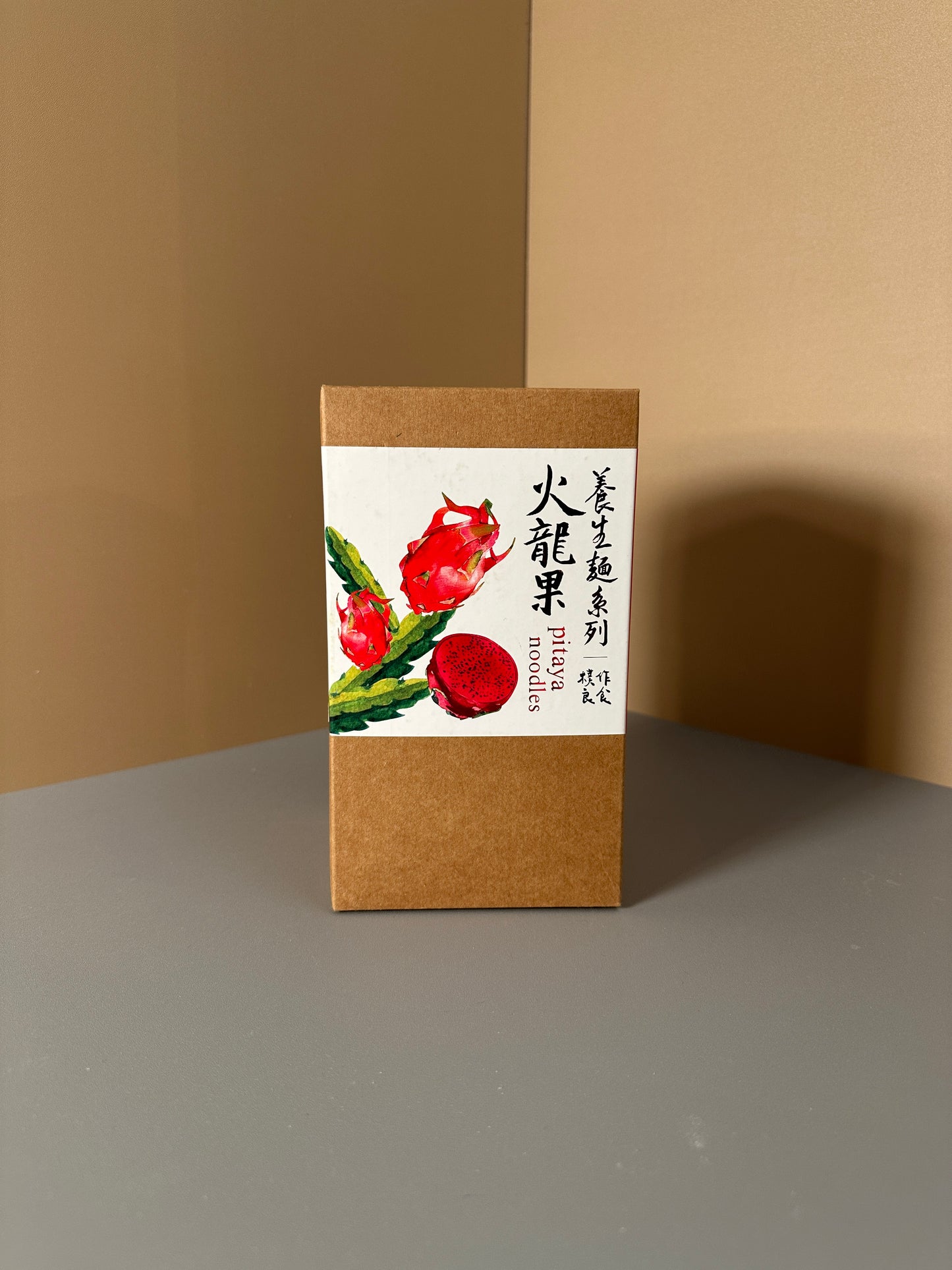養生麵系列 (火龍果)(一盒九個) Healthy Vegan Noodles (Red Dragonfruit)
