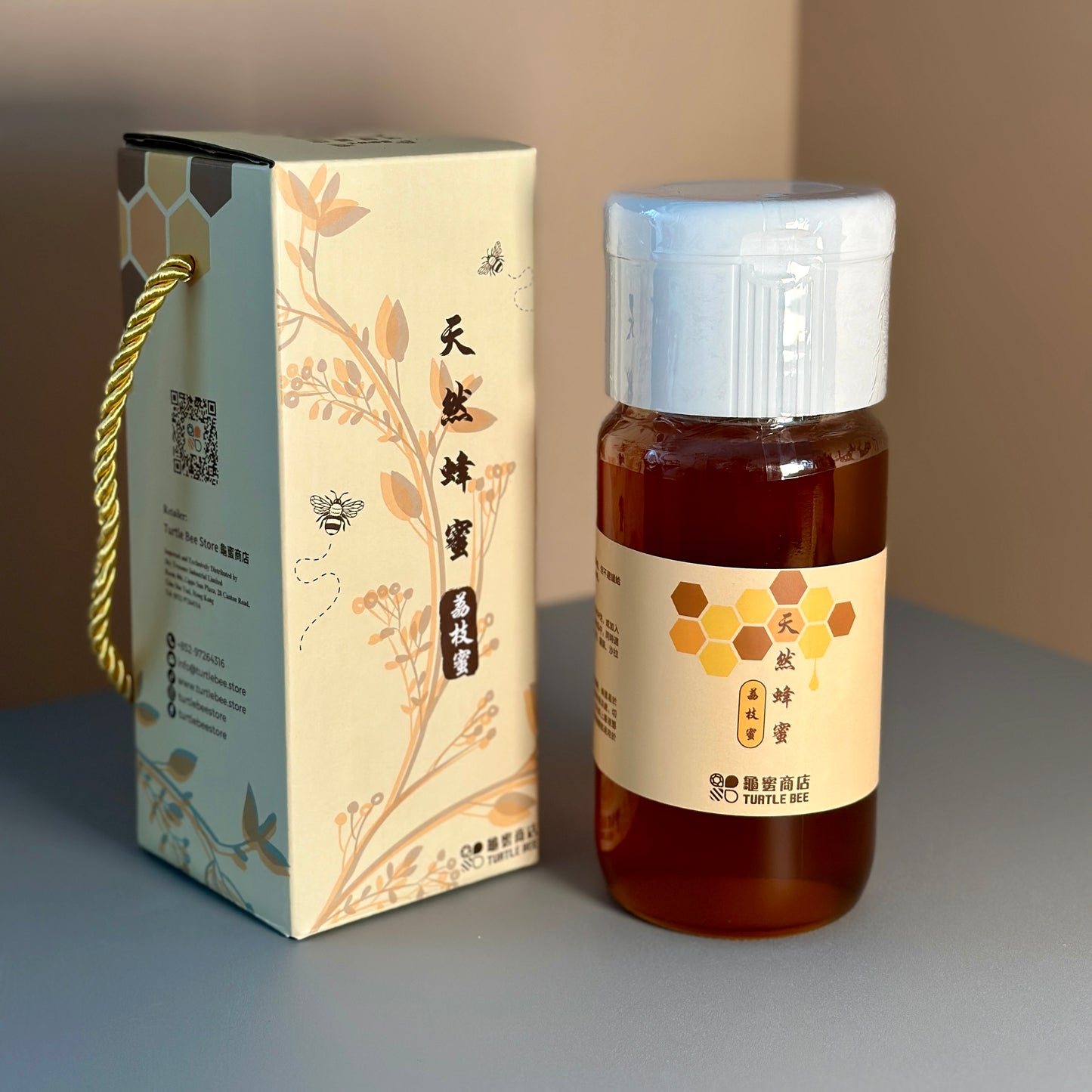 天然台灣蜂蜜 (荔枝蜜 700ml) (禮盒裝)Taiwanese Raw Honey (Lychee Honey) (700ml) w/ Gift Box