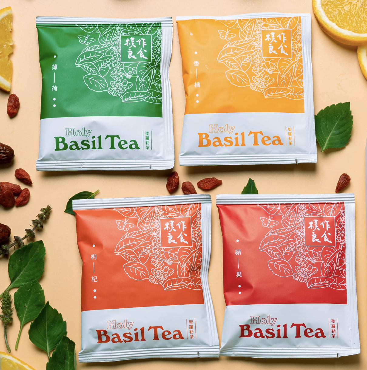 聖蘿勒茶 Assorted Basil Tea (一盒十包)