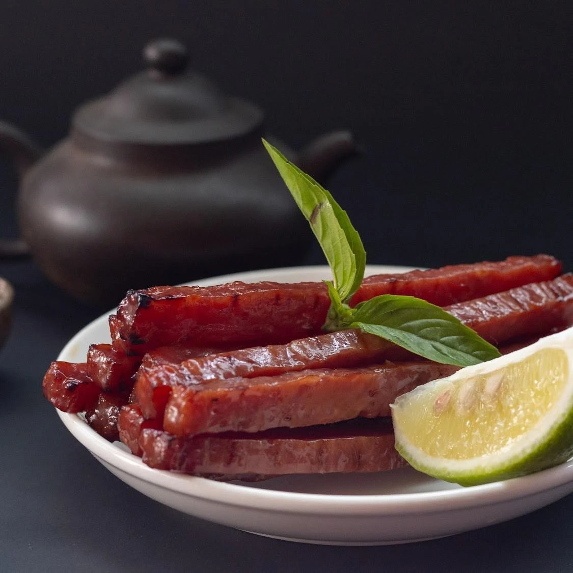 隆冬肉乾 泰式檸檬豬肉條 Thai Lemon Flavored Pork Jerky Stick